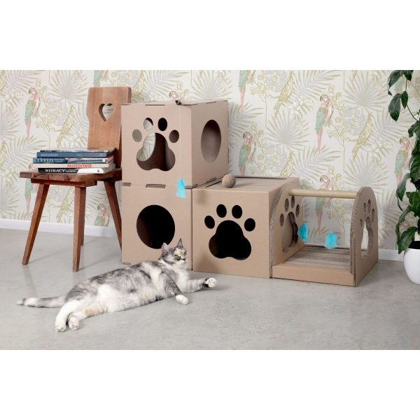 Hut Carton+Pets Twins Brons 36 x 36 x 36 cm