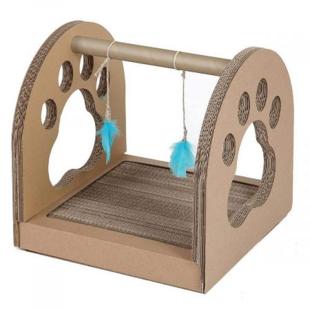Krabpaal voor Katten Carton+Pets Fun Park Karton Brons