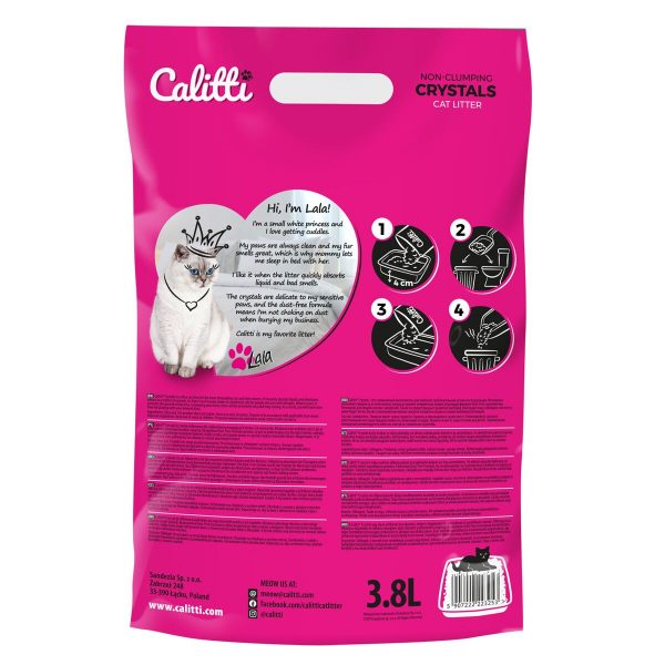 Kattenbakvulling Calitti Crystal 3,8 L