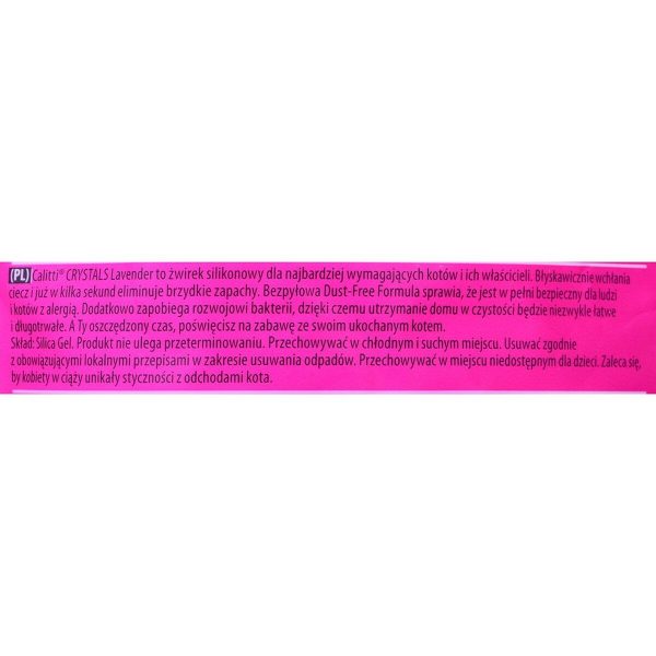 Kattenbakvulling Calitti Crystal Lavender Lavendel 3,8 L