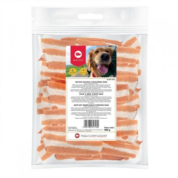 Snack voor honden Maced                                 Kip Kalfsvlees 500 g