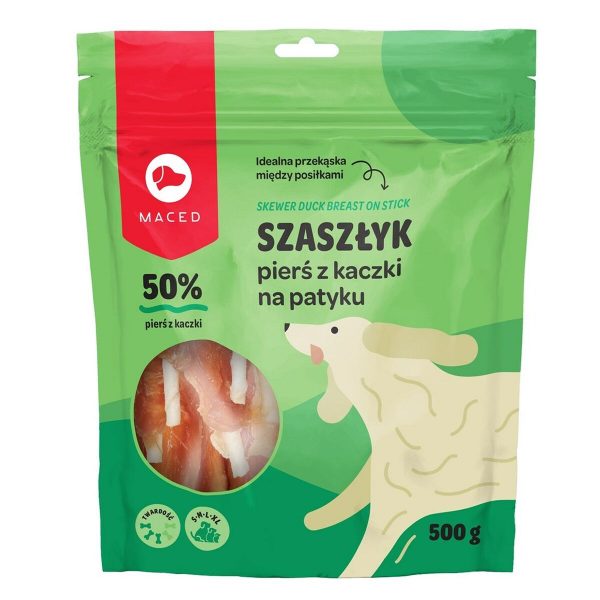 Snack voor honden Maced Kalfsvlees Eend 500 g