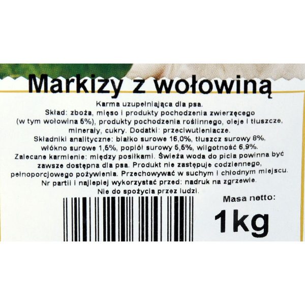 Snack voor honden Maced Kalfsvlees 1 kg