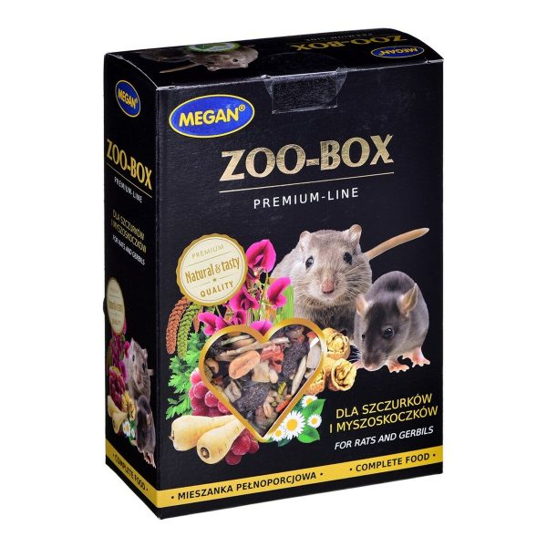 Voer Megan Zoo-Box Premium Line Plantaardig Rat Knaagdieren 550 g
