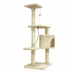 Krabpaal voor Katten Paloma 40 x 40 x 114 cm Beige