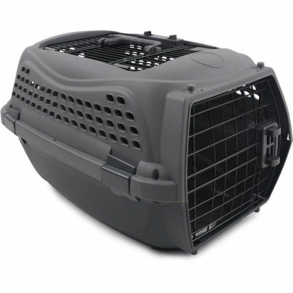 Draagmand MPETS ECO GIRO S Kat Donker grijs Plastic