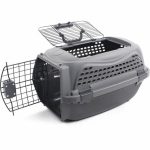 Draagmand MPETS ECO GIRO M Kat Donker grijs Plastic