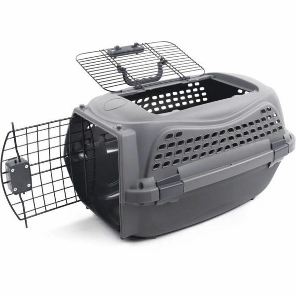 Draagmand MPETS ECO GIRO M Kat Donker grijs Plastic