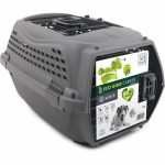 Draagmand MPETS ECO GIRO M Kat Donker grijs Plastic