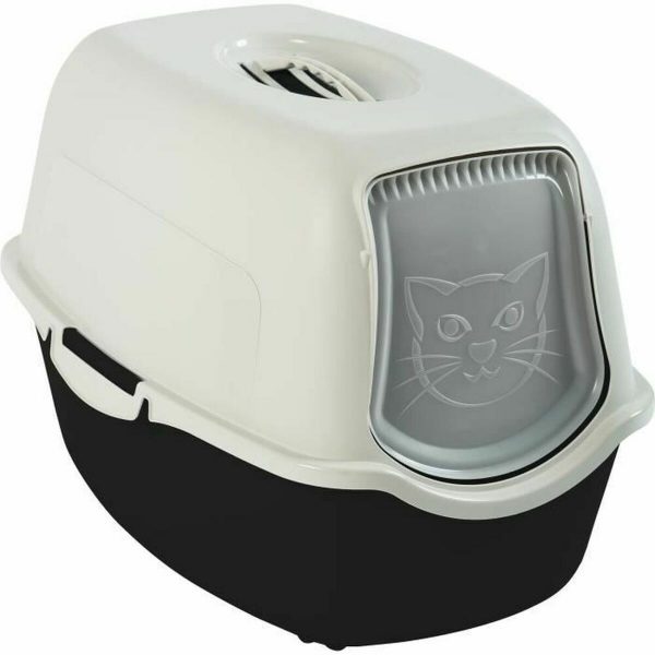Kattenbak Rotho My Pet BAILEY 56 x 28 x 39 cm Wit/Zwart