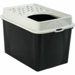 Kattenbak Rotho My Pet BERTY 57 x 40 x 33 cm Wit/Zwart