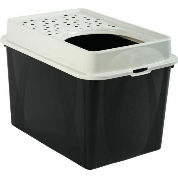 Kattenbak Rotho My Pet BERTY 57 x 40 x 33 cm Wit/Zwart