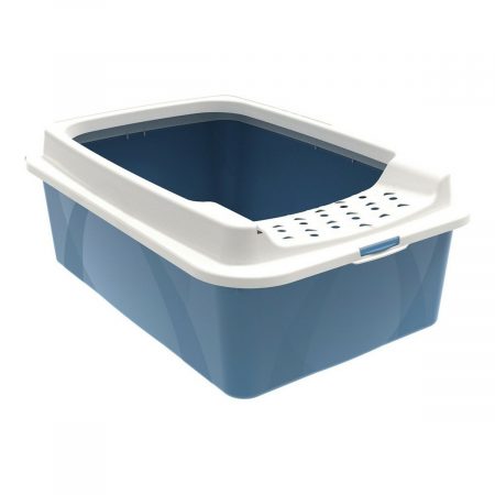 Kattenbak Rotho My Pet Bonnie Eco 56 x 17 x 40 cm Blauw/Wit