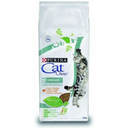 Kattenvoer Purina Cat Chow Sterilized Volwassen Kip 15 kg