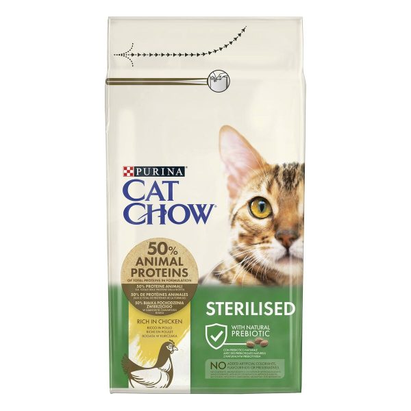 Kattenvoer Purina CAT CHOW STERILISED Volwassen Kip 1,5 Kg