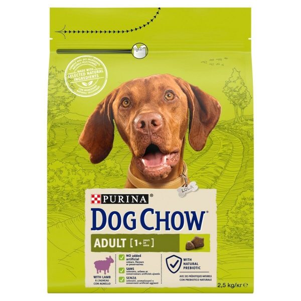 Voer Purina Dog Chow Volwassen Lam 2,5 kg