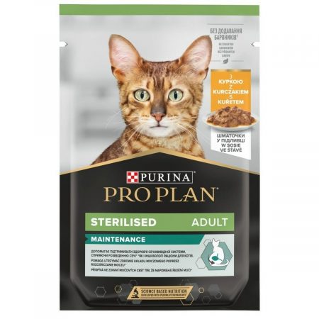 Kattenvoer Purina Pro Plan Cat Sterilised Kip 85 g