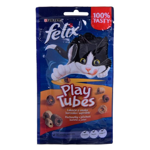 Kattenvoer Purina Play Tubes Kip 50 g