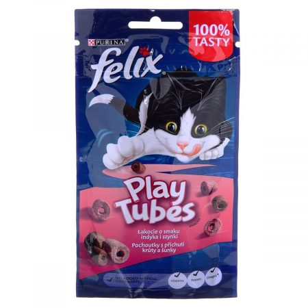 Kattenvoer Purina Play Tubes Pauw Ham 50 g