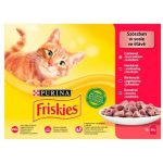 Kattenvoer Purina Friskies Mix Kip Kalfsvlees Lam Eend 12 x 85 g
