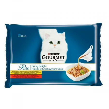 Kattenvoer Purina GRMT Perle Kip Kalfsvlees 4 x 85 g