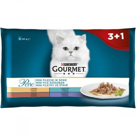 Kattenvoer Purina Gourmet Tonijn Lam Eend 4 x 85 g