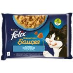 Kattenvoer Purina Felix Sensations Kabeljauw Wortel Tomaat 4 x 85 g