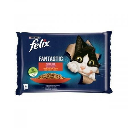 Kattenvoer Purina Fantastic Kip Kalfsvlees 340 g