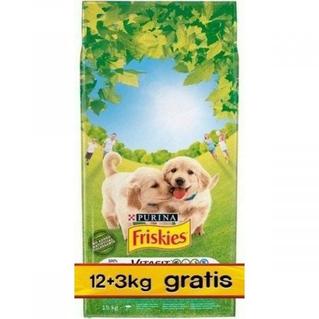 Voer Purina Friskies Junior Puppy/junior Kip 15 kg