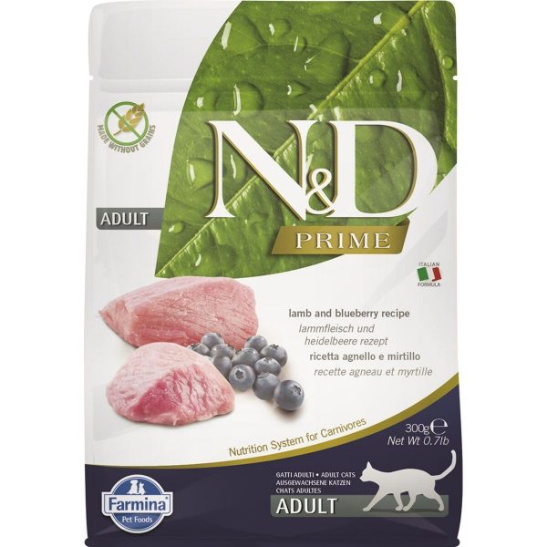 Kattenvoer Farmina N&D Volwassen Bosbessen Lam 300 g