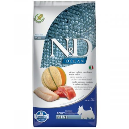Voer Farmina N&D Volwassen Zalm Kabeljauw 7 kg