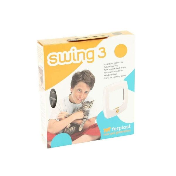 Kattenluik Ferplast Swing 3 Bruin Brons Plastic
