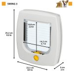 Kattenluik Ferplast Swing 3 Bruin Brons Plastic