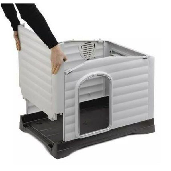 Hut Ferplast Dogvilla Wit Multicolour Plastic
