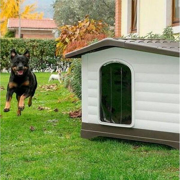 Hut Ferplast Dogvilla Wit Multicolour Plastic