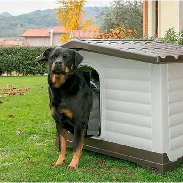 Hut Ferplast Dogvilla Wit Multicolour Plastic