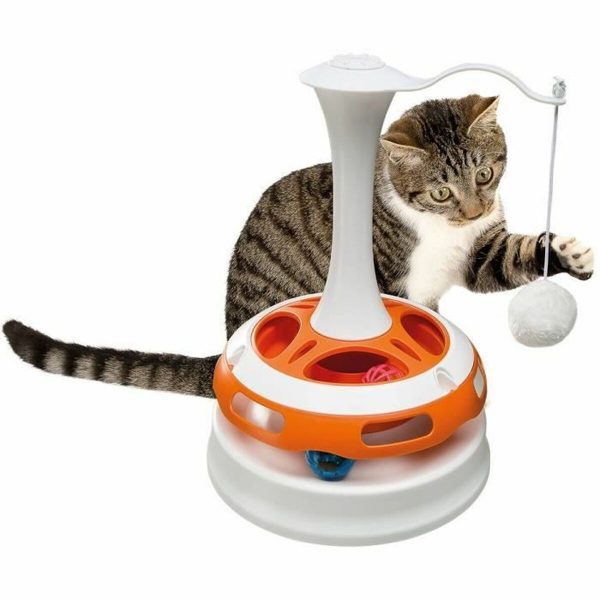Kattenspeeltje Ferplast Tornado Carrousel Wit Plastic 34 cm