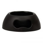 Voerbak voor honden United Pets 1,1 L Zwart Polypropyleen 24.5 cm
