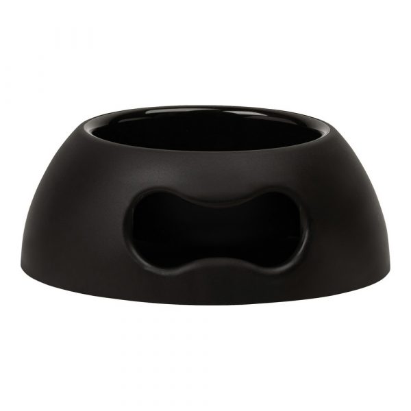 Voerbak voor honden United Pets 1,1 L Zwart Polypropyleen 24.5 cm