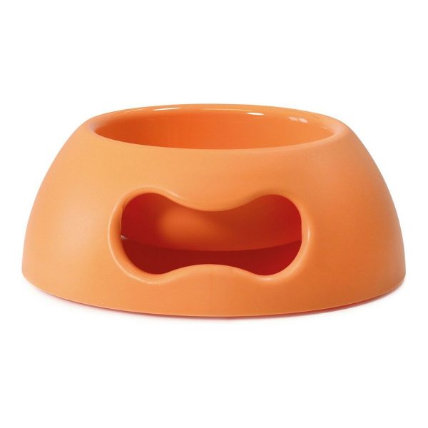 Voerbak voor honden United Pets Pappy 2,2 L Orange Polypropyleen