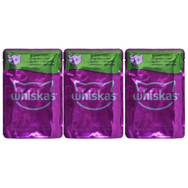 Kattenvoer Whiskas Classic Meals Kip Kalfsvlees Lam Vogels 12 x 85 g