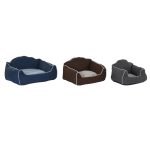 Hondenbed DKD Home Decor Blauw Bruin Grijs 72 x 61 x 34 cm