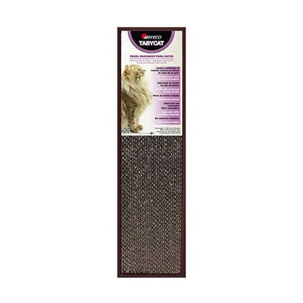 Krabpaal voor Katten Nayeco TABY CAT Bruin Karton 48 x 13 x 4 cm