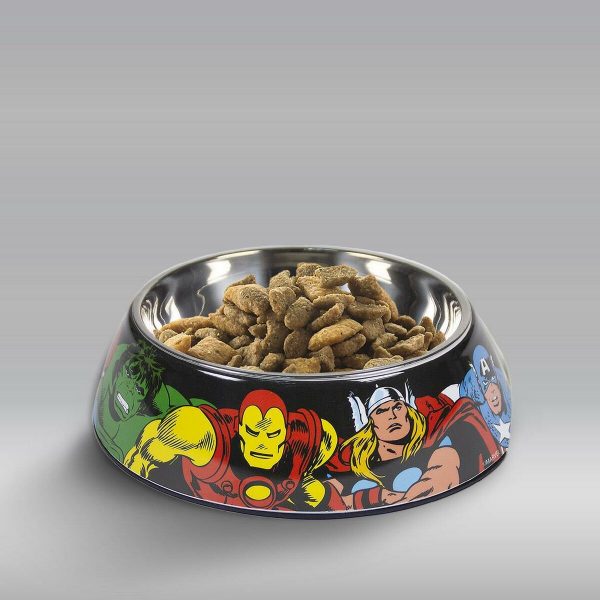 Voerbak voor honden Marvel Melamine 410 ml Rood Metaal