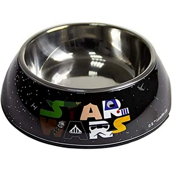 Voerbak voor honden Star Wars 760 ml Melamine Metaal Multicolour