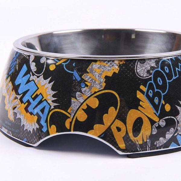 Voerbak voor honden Batman 760 ml Melamine Metaal Multicolour