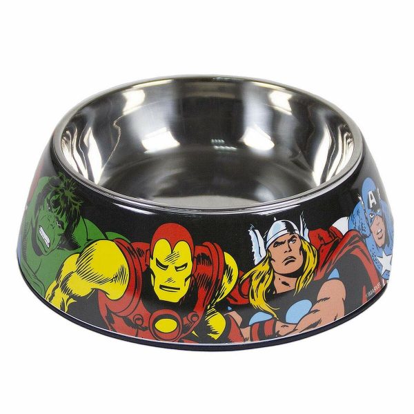 Voerbak voor honden Marvel 760 ml Melamine Rood Metaal