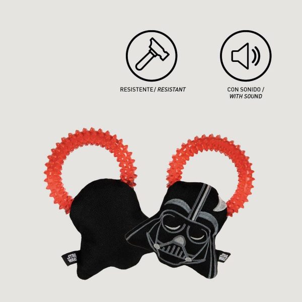 Hondenspeelgoed Star Wars Zwart Rood 100 % polyester 13 x 5 x 23 cm