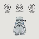 Hondenspeelgoed Star Wars Grijs 100 % polyester