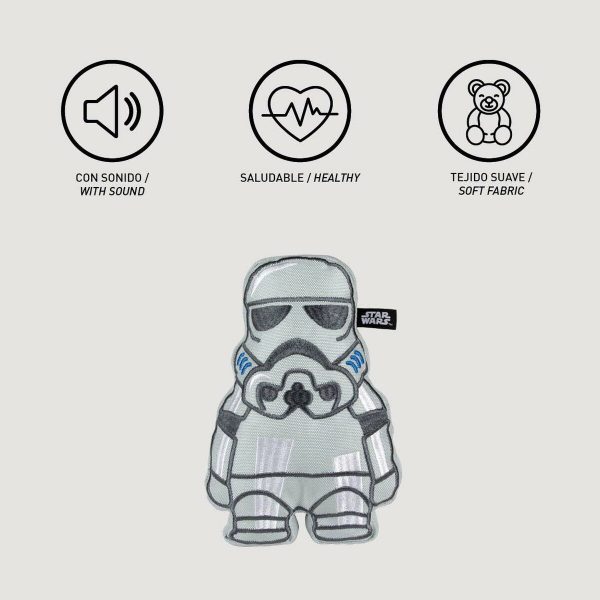 Hondenspeelgoed Star Wars Grijs 100 % polyester